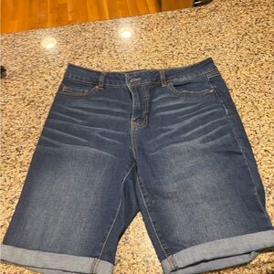 d. jeans Dark Blue Denim Bermuda Shorts
